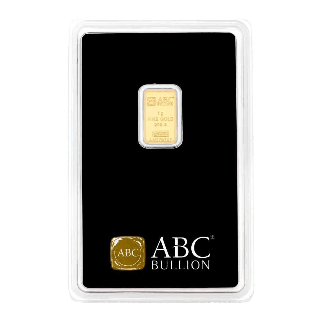 1g Gold ABC Bullion Minted Tablet