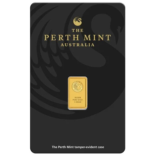 1g Minted Gold Perth Mint Bar