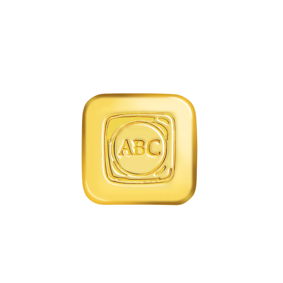 1oz Gold ABC Bullion Cast Bar