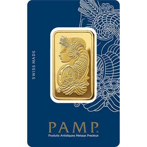 1oz Gold PAMP Suisse Lady Fortuna Minted Bar