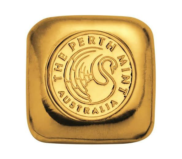 1oz Gold The Perth Mint Cast Bar