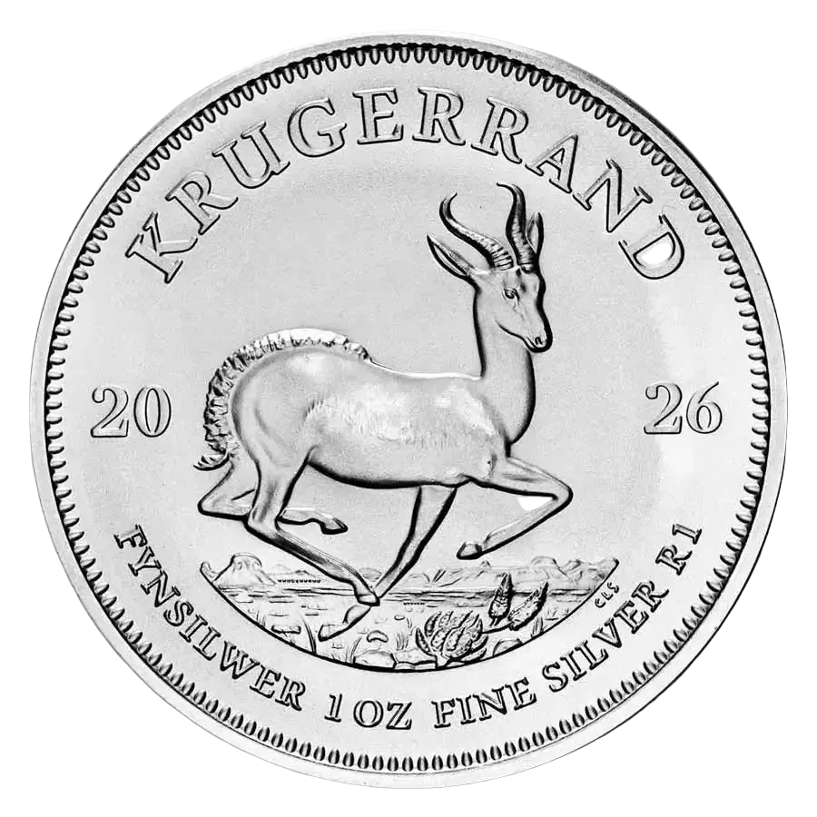 1oz Silver South African Krugerrand Coin (2026)